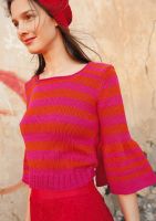 Pullover Mit Trompeten Rmeln Rebecca