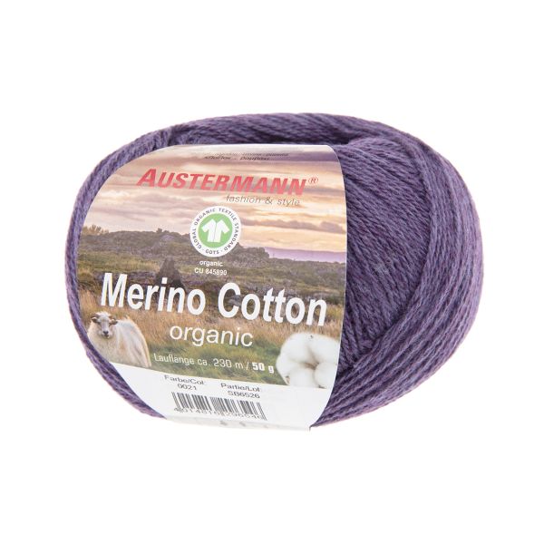 GOTS MERINO COTTON 50G