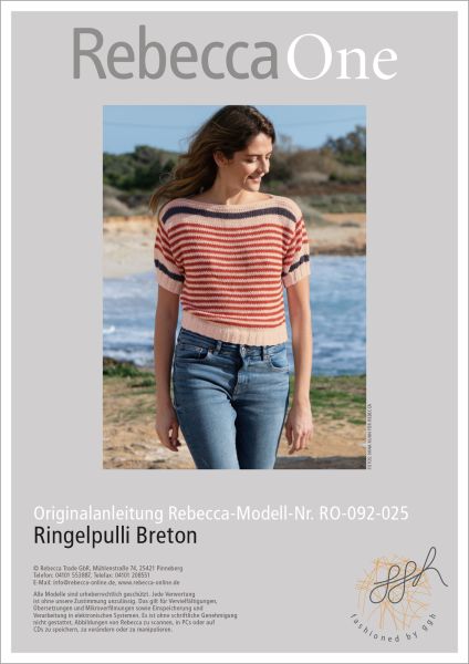 Anleitung - Pullover Breton