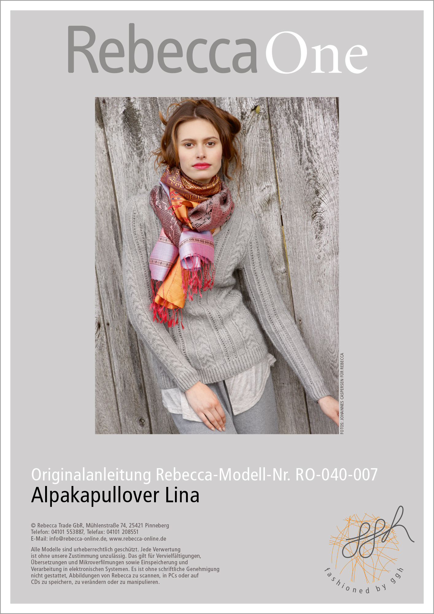 Strickanleitung Alpakapullover Lina Rebecca