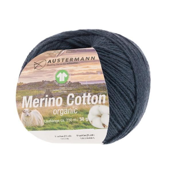 GOTS MERINO COTTON 50G