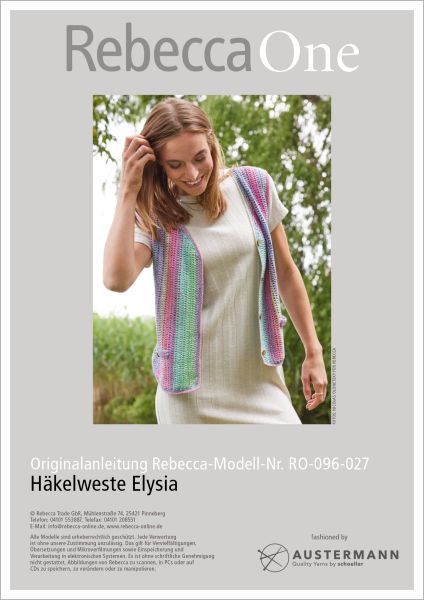 Anleitung - Häkelweste Elysia