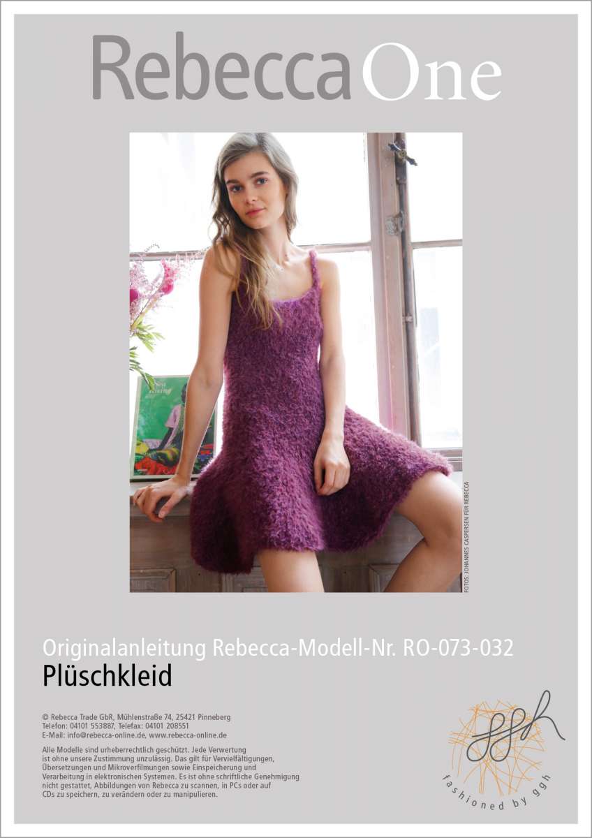 Strickanleitung Plüschkleid Rebecca