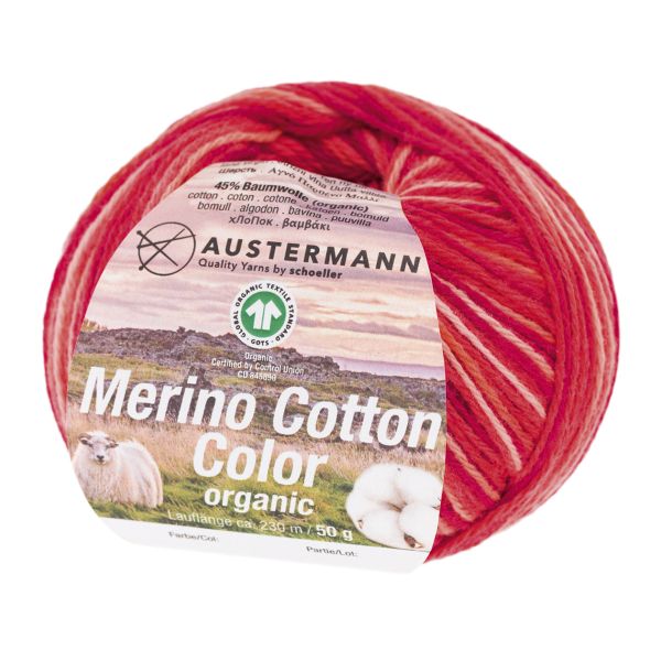 GOTS MERINO COTTON COLOR 50G