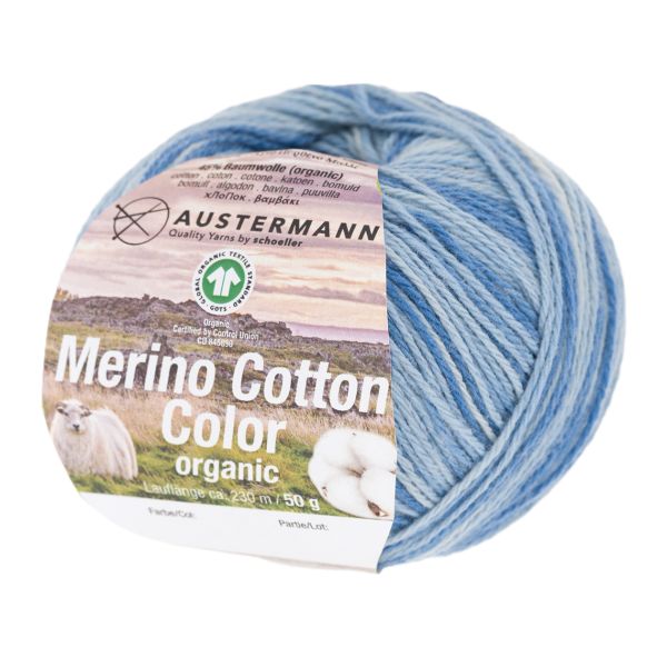 GOTS MERINO COTTON COLOR 50G