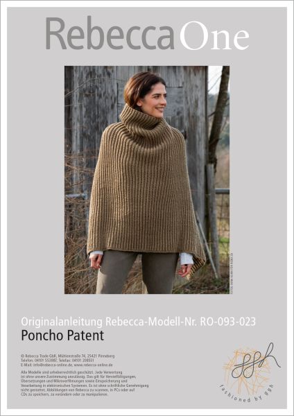 Anleitung - Poncho Patent