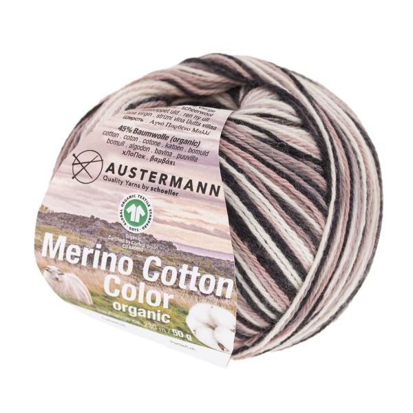 GOTS MERINO COTTON COLOR 50G