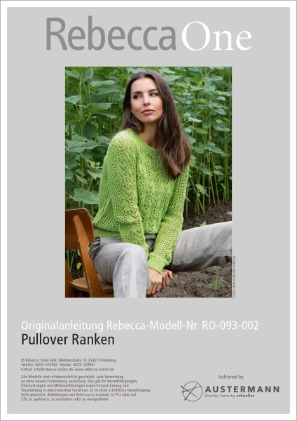 Anleitung - Pullover Ranken