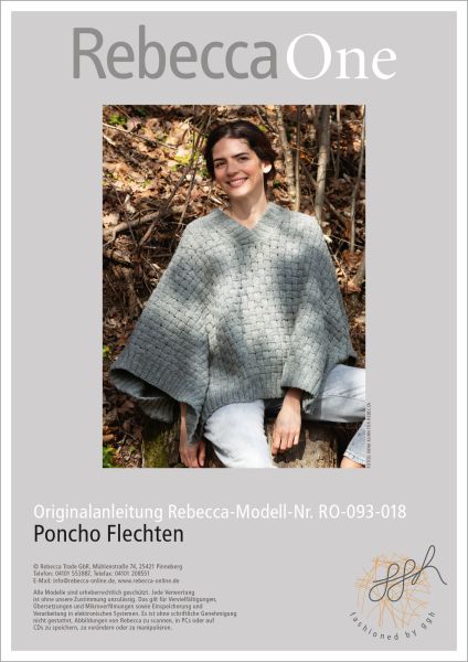 Anleitung - Poncho Flechten