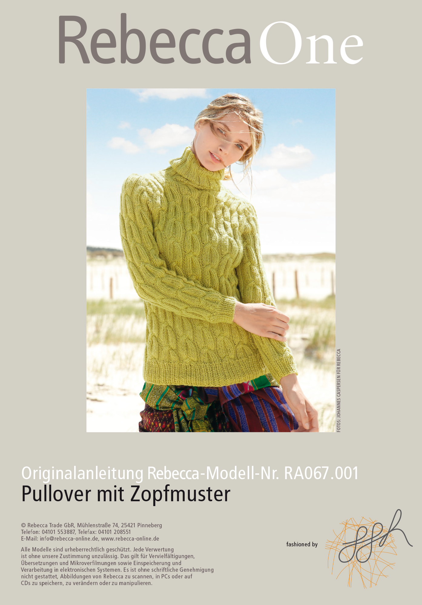 Pullover Mit Zopfmuster Rebecca