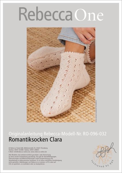 Anleitung - Romantiksocken Clara