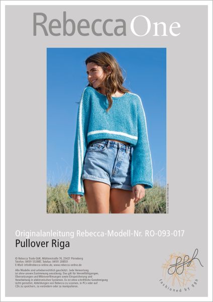 Anleitung - Pullover Riga