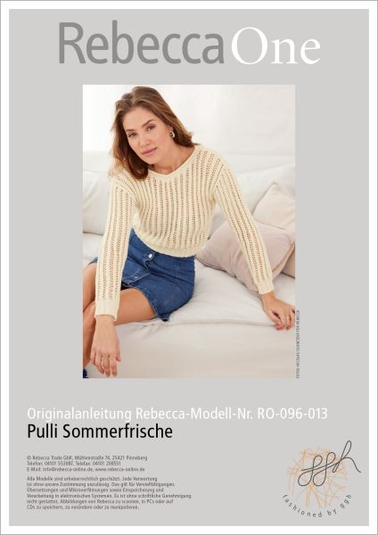 Anleitung - Pulli Sommerfrische