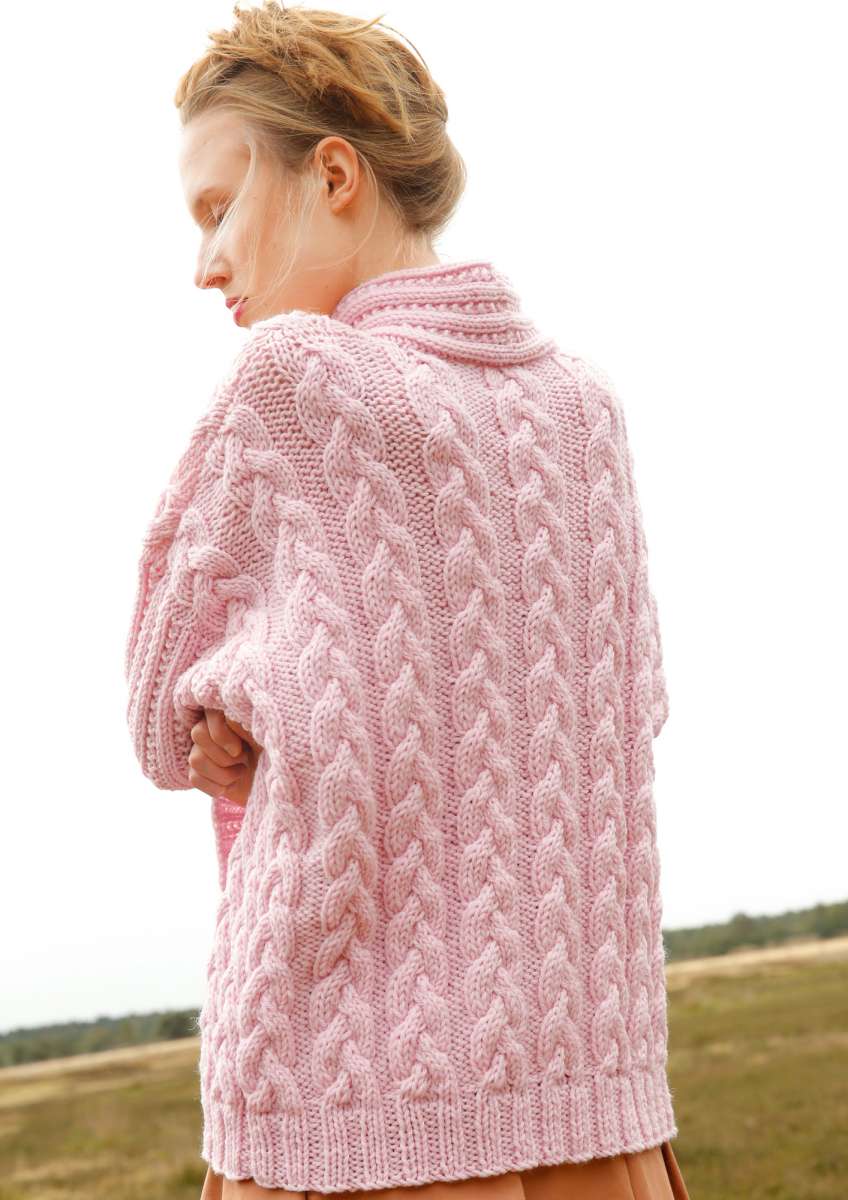 Strickanleitung Pullover Mit Zöpfen Rebecca