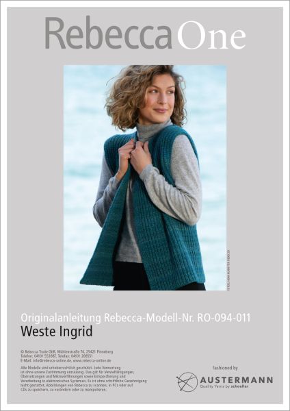 Anleitung - Weste Ingrid