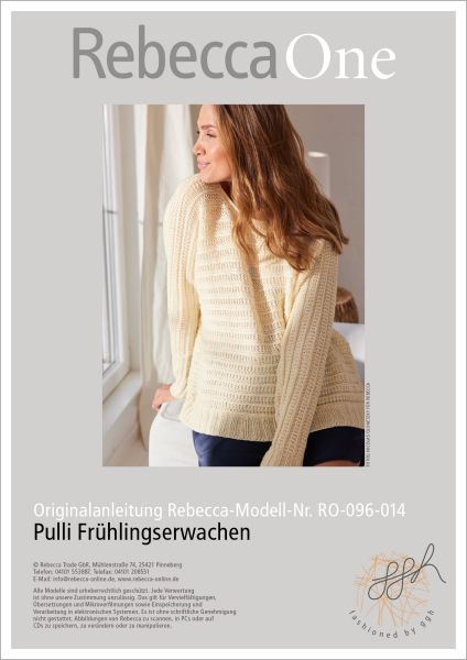 Anleitung - Pulli Frühlingserwachen